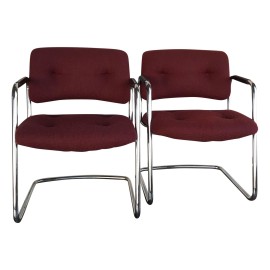 Steelcase Vintage Chrome Chair