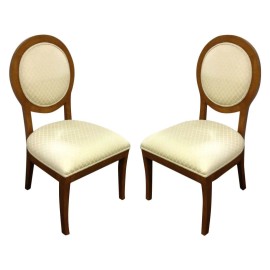 Balloon Back Dining Chairs - Set of Six