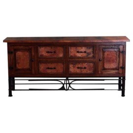 Palomas Home Carmel 4-Drawer 2-Door Console - Retail Price: $2,700