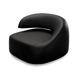 Limitless Sleeping Swan Leather Swivel Chair - Retail Price $2,200.00