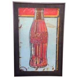 Framed Vintage Coca-Cola Sign - Retail Price- $1,600.00