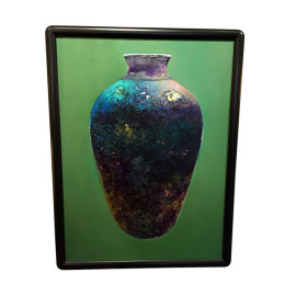 Original Art "Purple Lane Vessel" By Michael Dvortcsaki