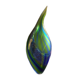 Murano Art Glass Vase By Afro Celotto