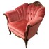Vintage Pink Velvet Chair