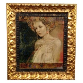 Markus Csaba Contemplative Woman Painting, Original Price: $14,000.00