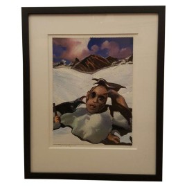 Original Michael Madzo Signed "Men With Crows", Purchased Price: $3,100.00