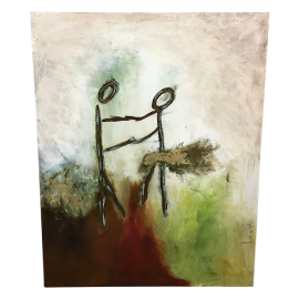 "Stick Figure"Abstract by Amber Ivey Lane