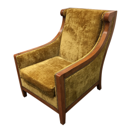 Custom Dressin Fournier Arm Chair + Nail Heads