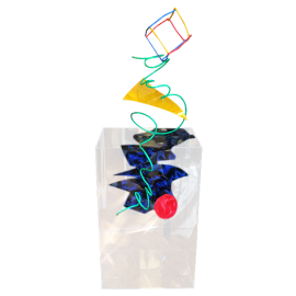 Ron Tatro's Scribble Sculpture on Lucite Pedestal