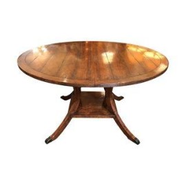 Guy Chaddock 54" Round Plank Table