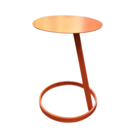Modern Orange Occasional Table
