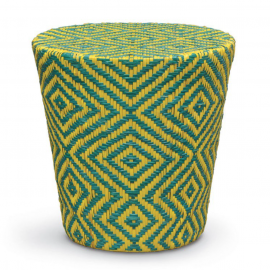 Palecek Woven Rattan Tapered Round Side Table. Original Price: $320