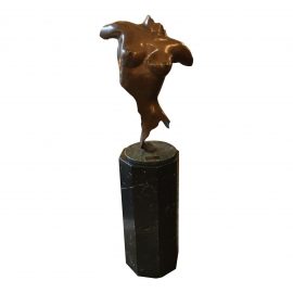 Renne De Tonancour - Robinett Bronze Sculpture