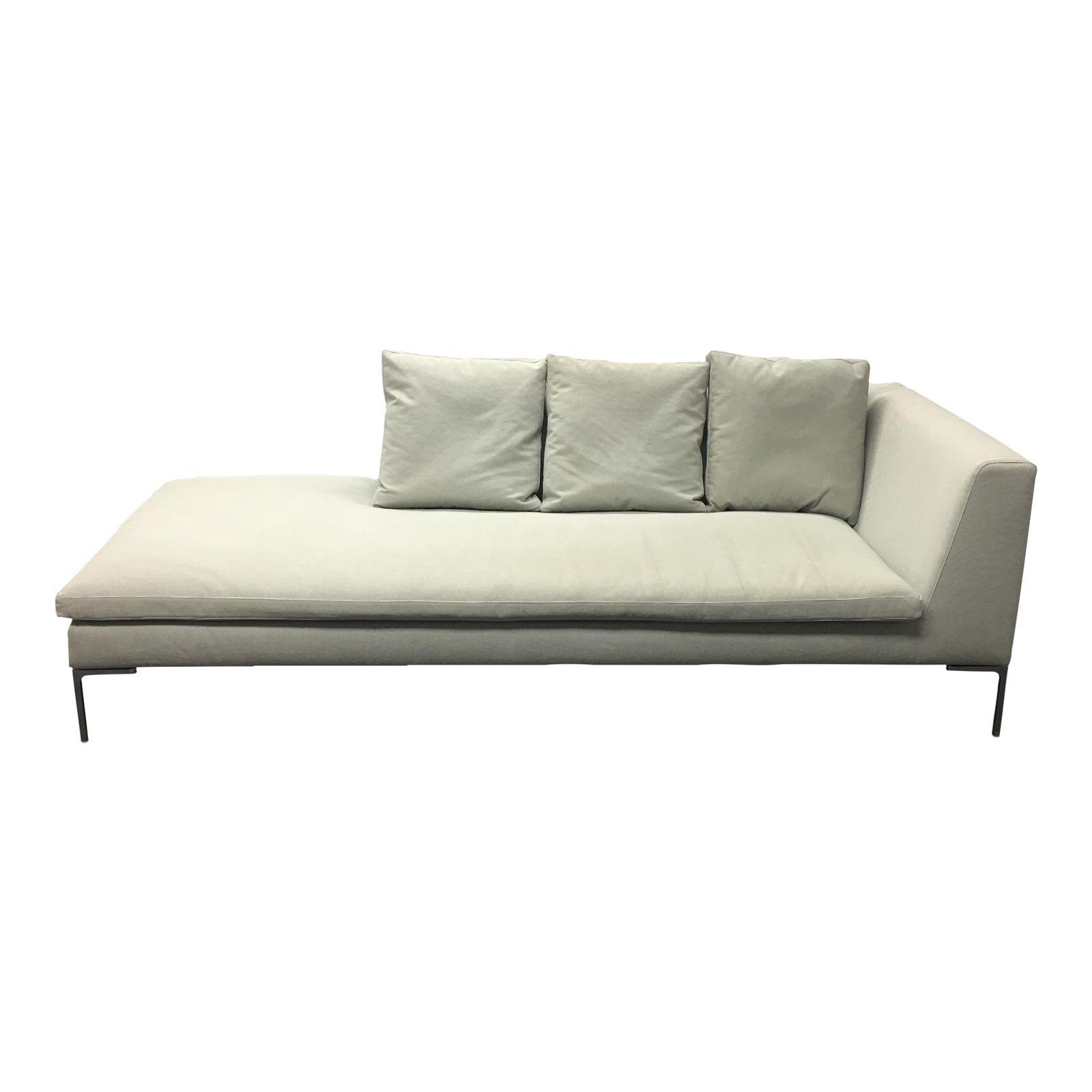 B&B Italia Charles Slipcover Chaise - Design Plus Gallery