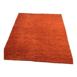 Wool Orange Nubby Rug - 8' x 9'6"