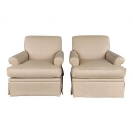 Patricia Edwards Jackson Swivel Arm Chairs - A Pair. Original Price: $5,999.00