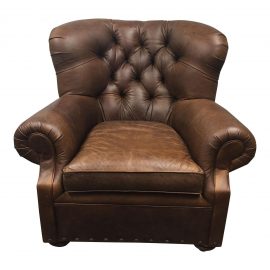 Restoration Hardware Churchill Leather Chair