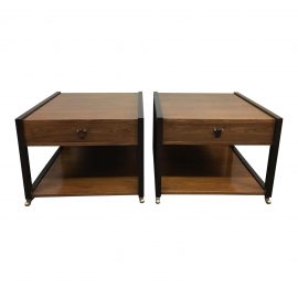 Pair of Dunbar Mid Century Modern Night Stands. Original Price: $4,000.00
