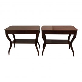 Pair of Baker Furniture Side Tables