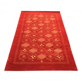 Prado Epos Red Wool Area Rug - 6′6″ × 9′10″