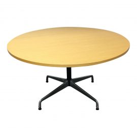 Herman Miller Eames Round Dining Table in Ash. Original Price: $1,800.00