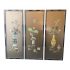 Set of Three Asian Inspired Wall Panels