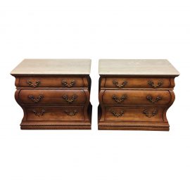 Pair of Bombe Chests From Century Furniture