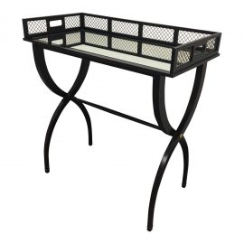 Barbara Barry for Baker Drinks Tray Table. Original Price: $6,000.00