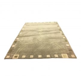 Lucien Rollin Collection Art Deco Wool and Silk Rug - 6' x 9' Orig. Price $4,000.00