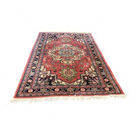 Hand Knotted Heriz Area Rug, Ethan Allen - 5′6″ × 9′2″