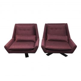 Vioski Palm II Swivel Chairs - A Pair. Original Price: $7,292.00