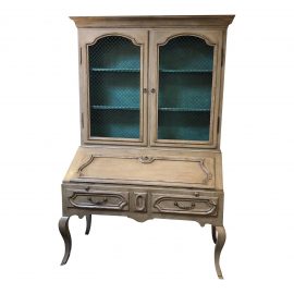 Minton Spidell Louis XV Hand Painted Secretary Desk