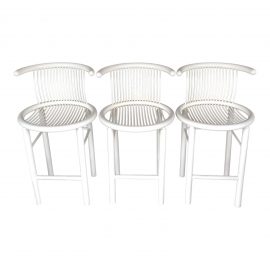 Helmut Lübke Sculptural Bar Stools - Set of 3