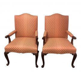 George III Gainborough Reproduction Chairs - a Pair. Original Price: $9,980.00