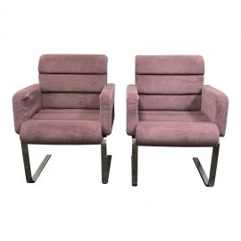 1970s Lugano Chairs by Mariani for Pace Collection - A Pair