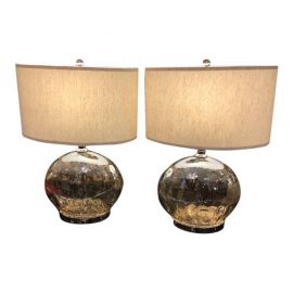 Uttermost Piaden Water Glass Table Lamps - A Pair