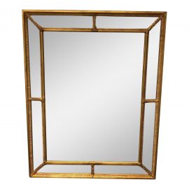 Agostino Gilted Beveled Wall Mirror