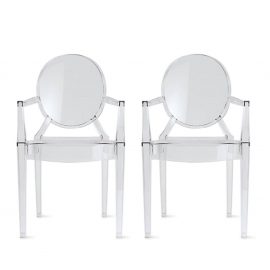 Kartell Louis Ghost Chairs - a Pair