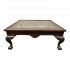 Square Wood & Glass Insert Coffee Table
