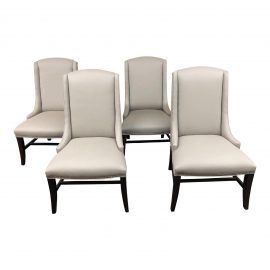 Bernhardt Upholstered Dining Chairs - Set of 4. Original Price: $4,800.00
