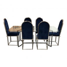 Mid-Century Dining Table & Six Chairs