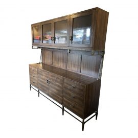 Bausman & Company Custom Two-Piece Hutch & Sideboard. Original Price: $18,650.00