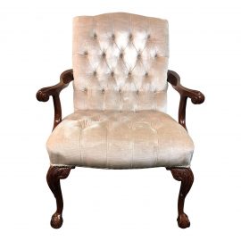 Hancock & Moore Chippendale Style Upholstered Armchair