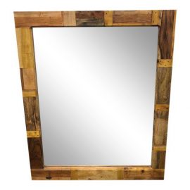 NEW Reclaimed Salvage Wood Biodiversity Mirror