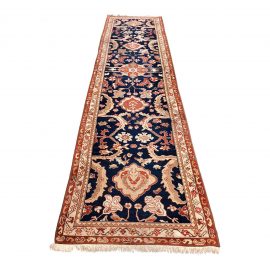 Vintage Turkish Oushak Runner Rug - 3′2″ × 14′5″