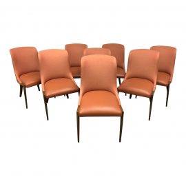 NEW Set of Eight Harris Chairs by Quintus. Original Price: $45,000.00