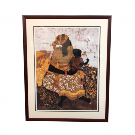 Custom Framed Batik Print