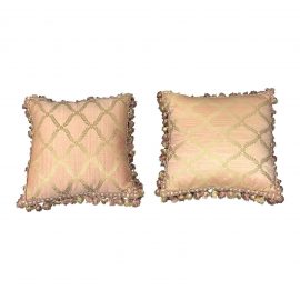 Custom Scalamandre Toss Pillows - A Pair