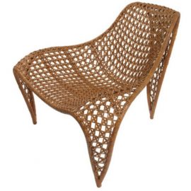 NEW Oggetti Leather Wing Chair. Original Price: $1,425.00