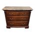 Thomasville Three Drawer Marble Top Chest